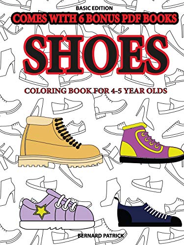 Book Coloring Book for 4-5 Year Olds (Shoes) free
