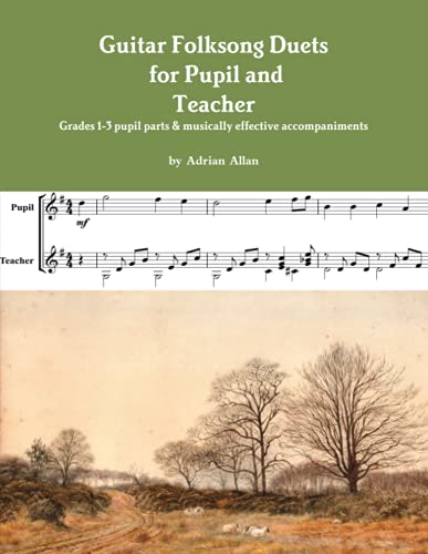 Book Guitar Folksong Duets for Pupil and Teacher free