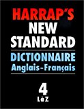 Book Harrap's new standard French and English dictionary; free