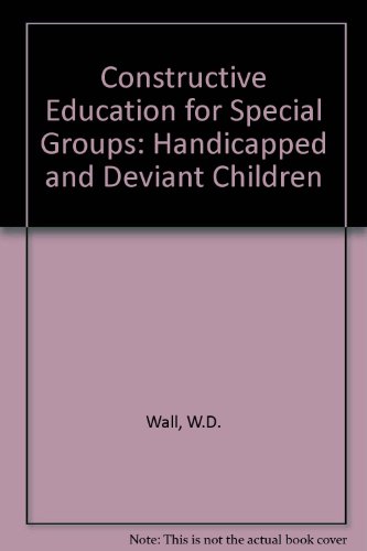 Book Constructive education for special groups free