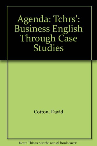 Book Harrap's Agenda: Business English Through Case Studies: Book Of Answers free