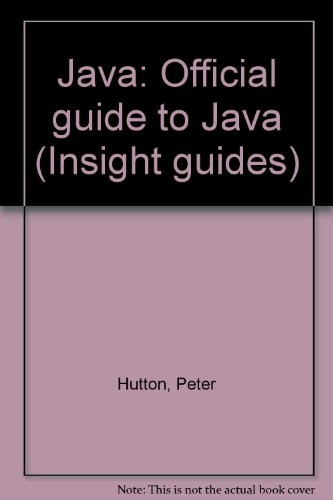 Book Java: Official Guide To Java (insight Guides) free
