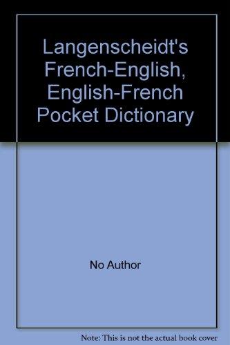 Book Pocket French Dictionary free