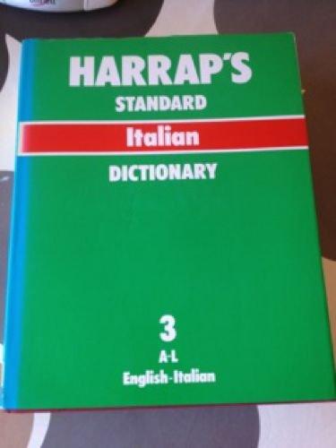 Book Sansoni-harrap Standard Italian And English Dictionary, Part 2: English-italian, Vol. 1: A-l free