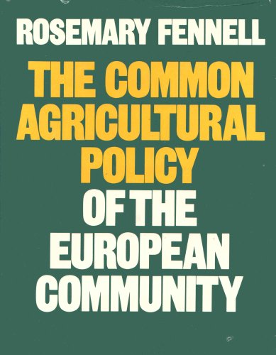 Book Common Agricultural Policy Of The European Community free
