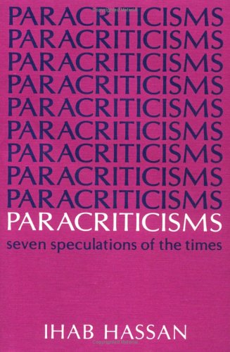 Book Paracriticisms : Seven Speculations of the Times free