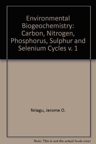 Book Environmental biogeochemistry: Proceedings of the 2nd International Symposium on Environmental Biogeochemistry organized by the Canada Centre for Inland Waters and co-sponsored by UNESCO ... [et al.] free