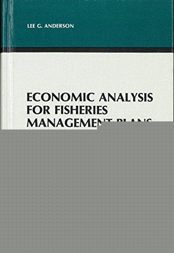 Book Economic analysis for fisheries management plans free