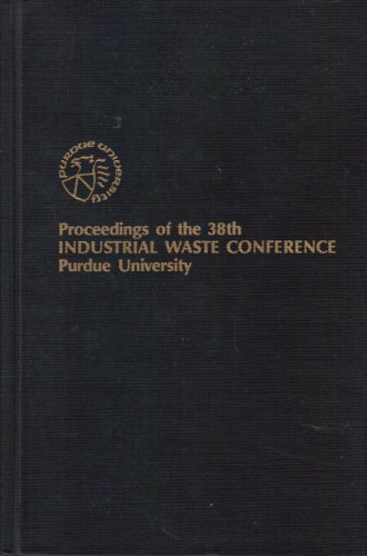 Book Purdue 38th Industrial Waste Conference: Proceedings free