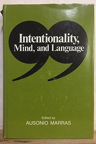 Book Intentionality, Mind, And Language free