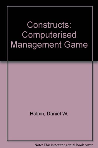 Book Constructo: A Heuristic Game For Construction Management free