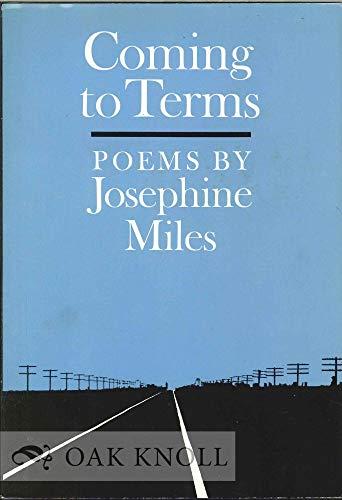 Book Coming to Terms: Poems free