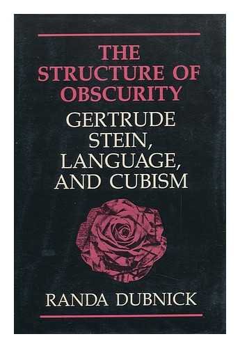 Book The Structure of Obscurity: Gertrude Stein, Language and Cubism free