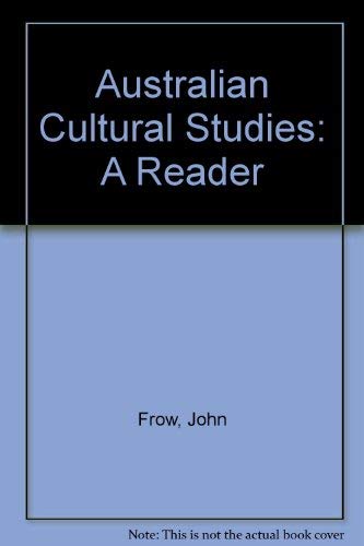 Book Australian Cultural Studies: A Reader free