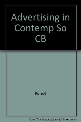 Book Advertising In Contemporary Society: Perspectives Toward Understanding free