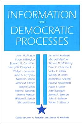 Book INFORMATION AND DEMOCRATIC PROCESSES free