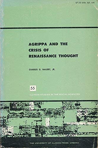 Book Agrippa and the crisis of Renaissance thought free