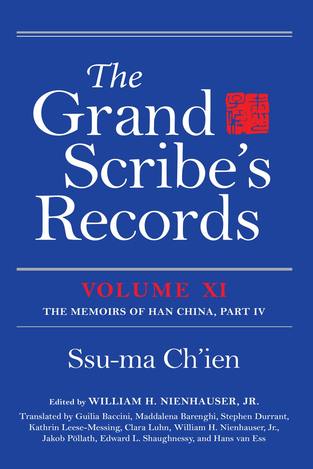 Book The Grand Scribe's Records, Volume XI free