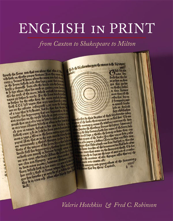 Book English in Print from Caxton to Shakespeare to Milton free