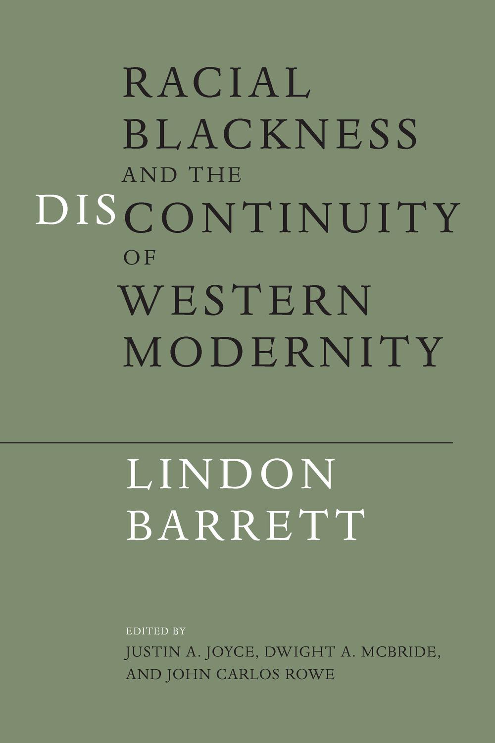 Book Racial Blackness and the Discontinuity of Western Modernity free