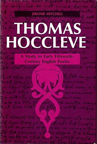 Book Thomas Hoccleve: A Study In Early Fifteenth Century English Poetic free