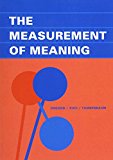 Book The Measurement of Meaning free