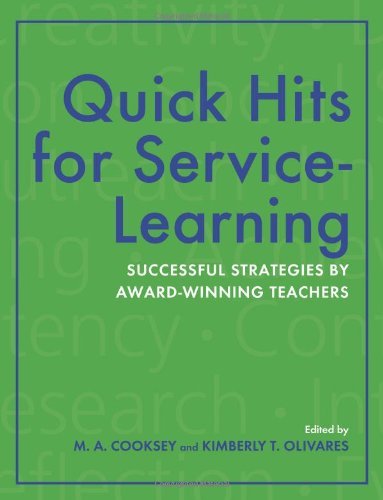 Book Quick Hits for Service-Learning: Successful Strategies by Award-Winning Teachers free