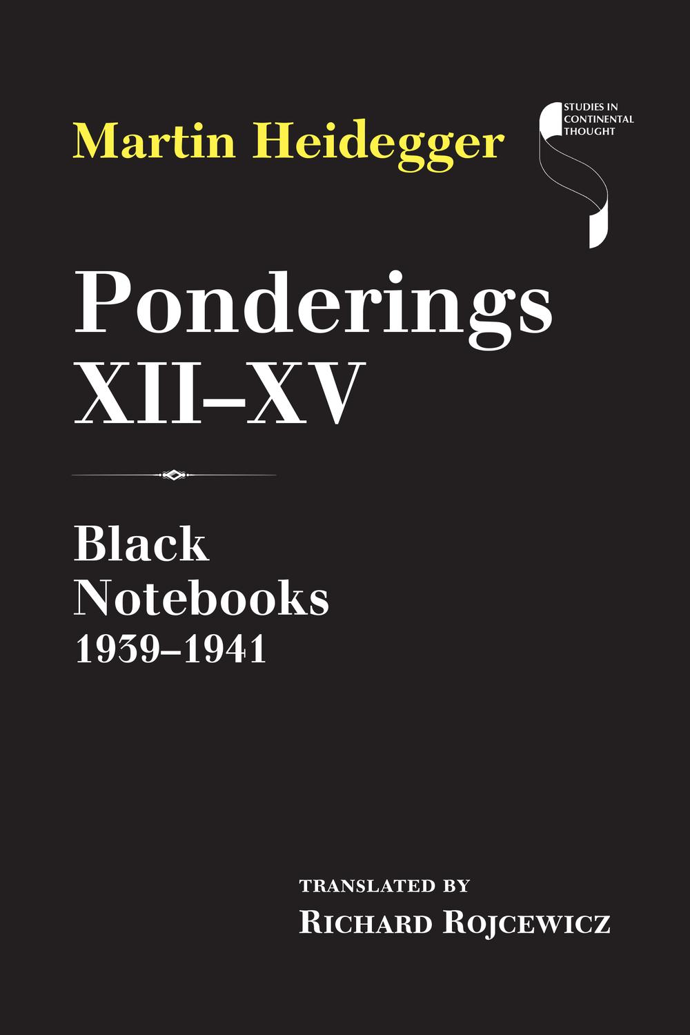 Book Ponderings XII–XV: Black Notebooks 1939–1941 (Studies in Continental Thought) free