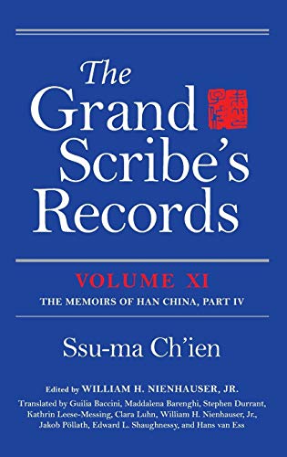 Book The Grand Scribe's Records, Volume XI: The Memoirs of Han China, Part IV free