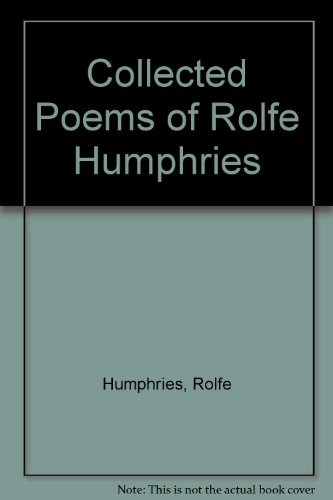 Book Collected Poems Of Rolfe Humphries free