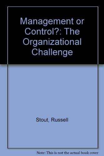 Book Management or Control: The Organizational Challenge free