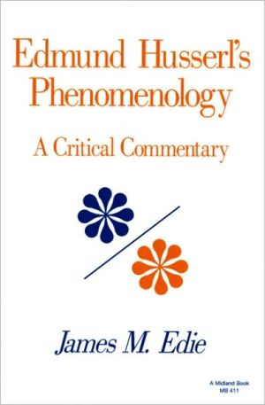 Book Edmund Husserl's Phenomenology: A Critical Commentary (Midland Book) free