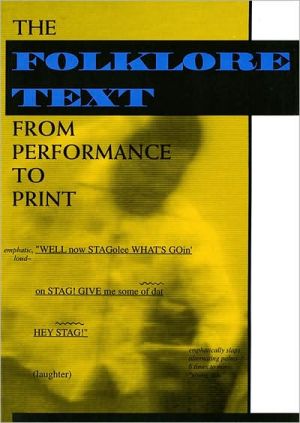 Book The Folklore Text: From Performance to Print free