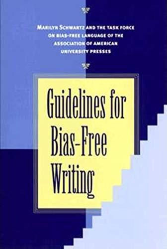 Book Guidelines for Biasfree Writing free