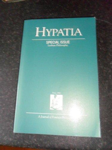 Book Hypatia: Special Issue Lesbian Philosophy free