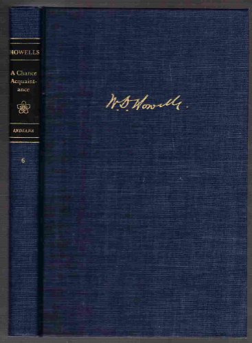 Book A chance acquaintance (A Selected edition of W. D. Howells, v. 6) free