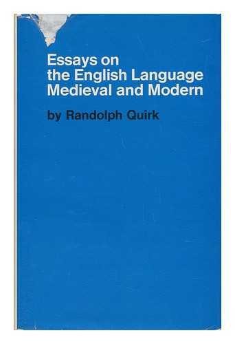 Book Essays On The English Language, Medieval And Modern. free