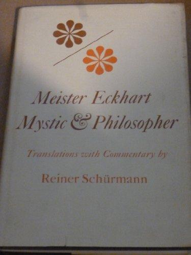 Book Meister Eckhart, Mystic and Philosopher: Translations With Commentary (Studies in Phenomenology and Existential Philosophy) free