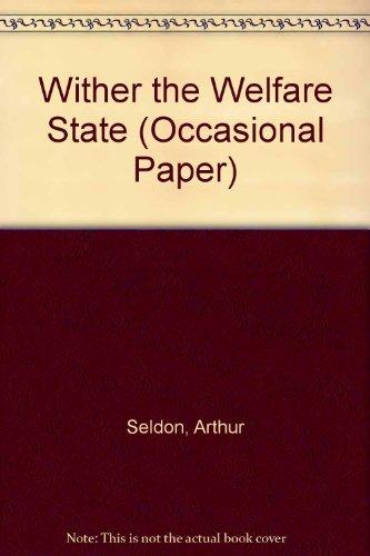Book Wither the welfare state (Occasional paper) free