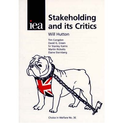 Book Stakeholding & Its Critics (Choice in Welfare) free