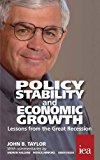 Book Policy Stability and Economic Growth: Lessons from the Great Recession (Readings in Political Economy) free