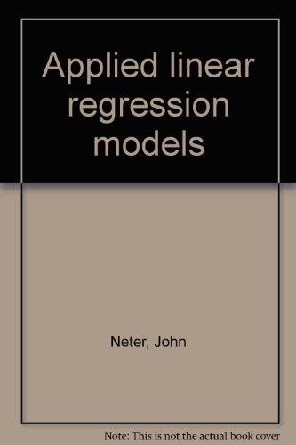 Book Applied linear regression models free