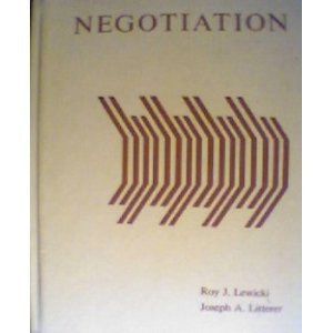 Book Negotiation (The Irwin series in management and the behavioral sciences) free