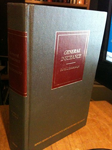 Book General Insurance (the Irwin Series In Insurance And Economic Security) free