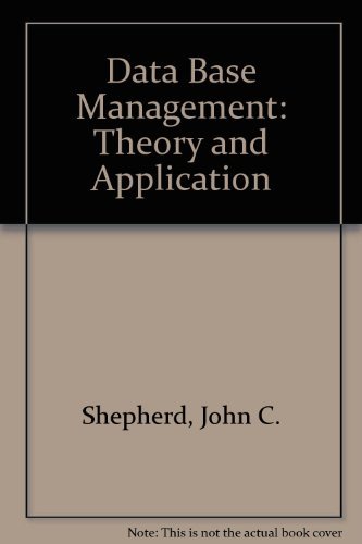 Book Database Management: Theory and Application free