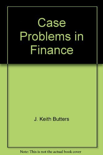 Book Case Problems in Finance free