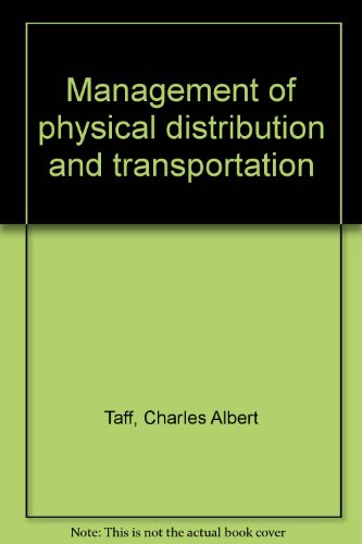 Book Management of physical distribution and transportation free