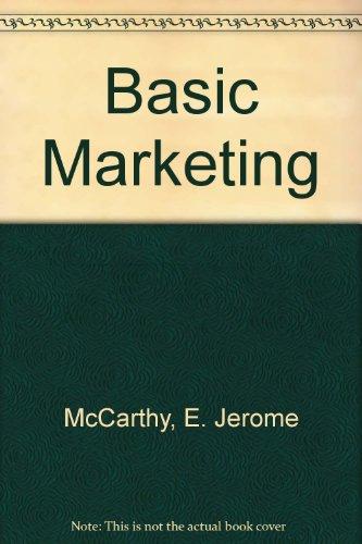 Book Basic marketing: A managerial approach free