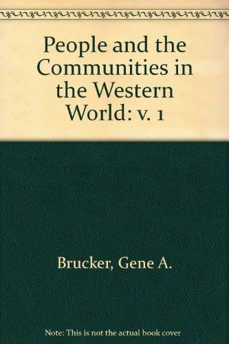 Book People And Communities In The Western World (the Dorsey Series In European History) (v. 1) free