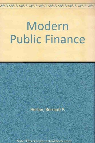 Book Modern public finance (The Irwin series in economics) free